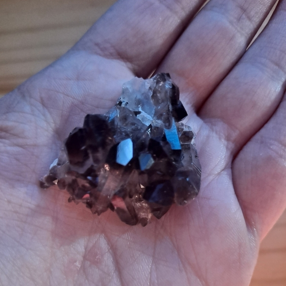 Smokey Quartz Crystal Cluster - Picture 1 of 7